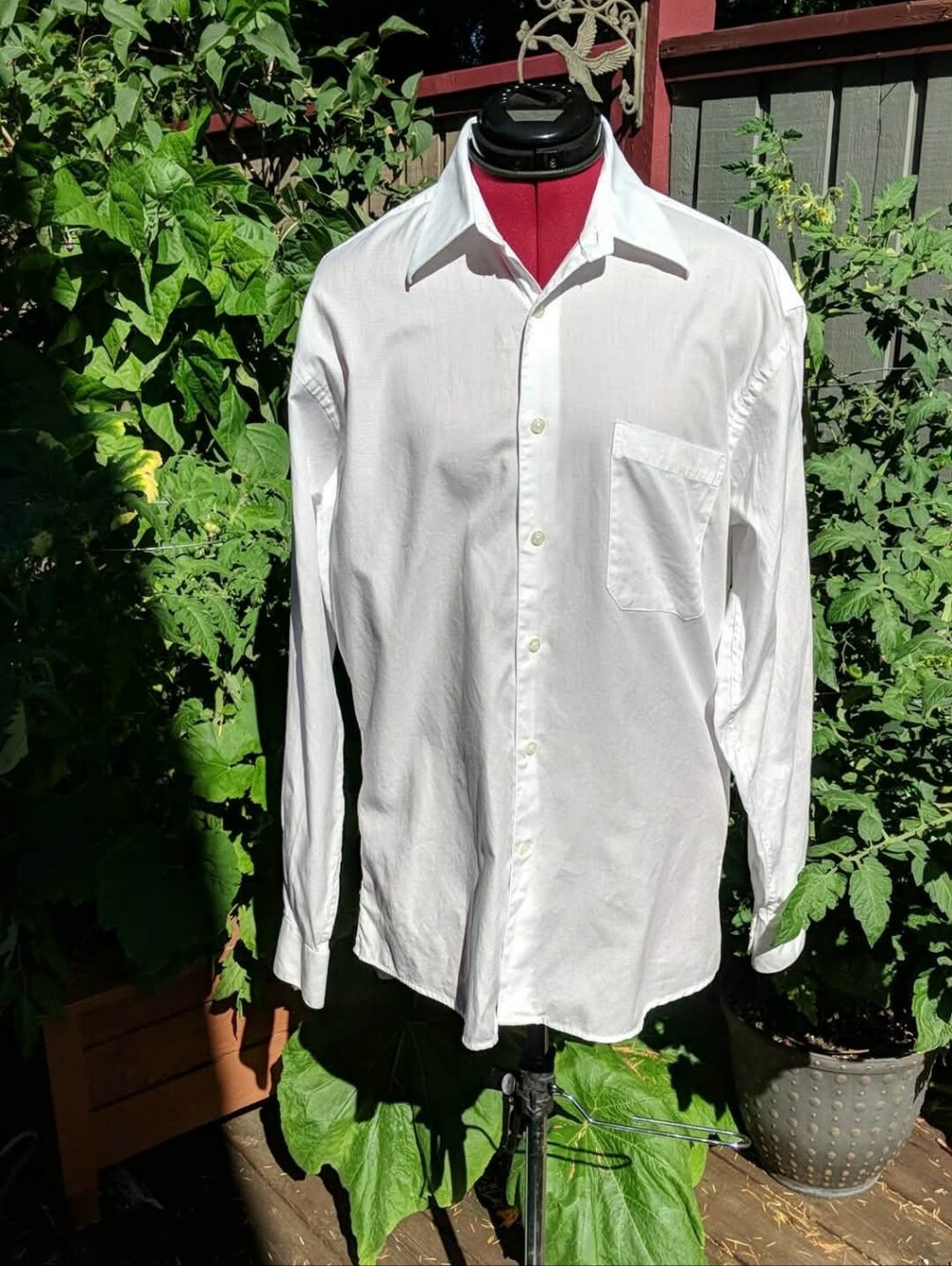 Dior Classic White Button-Up Dress Shirt